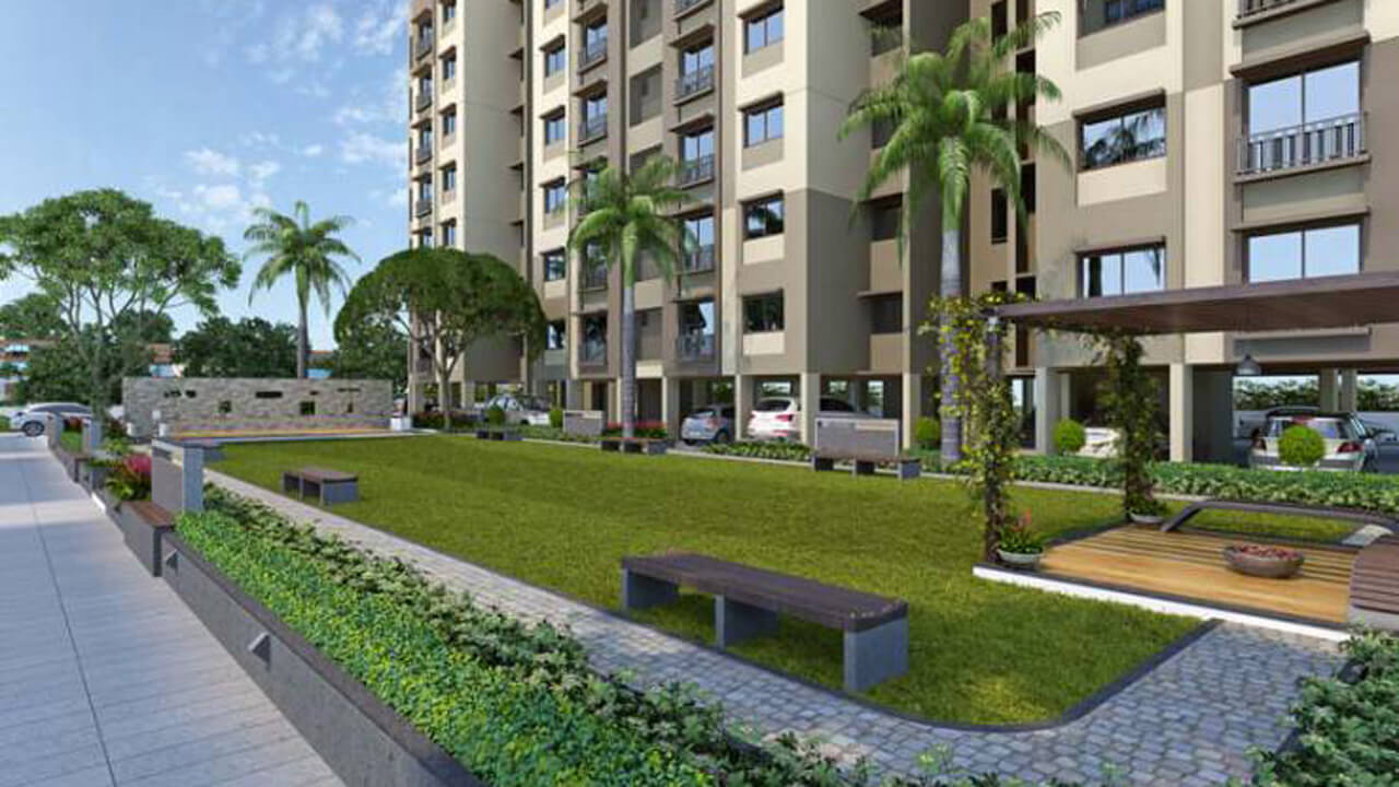 Adani Aangan garden view