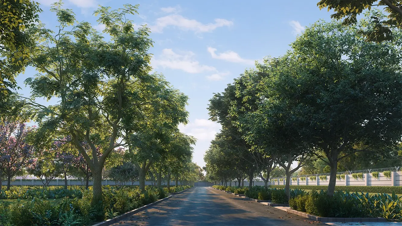 Godrej Green Estate internal road