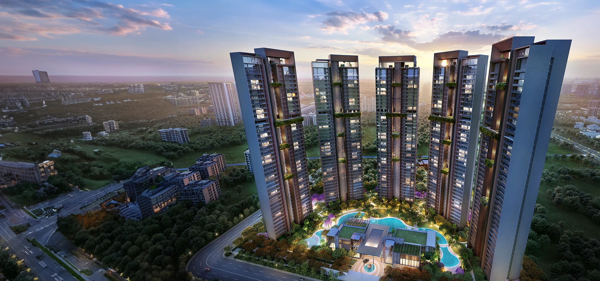Signature Global SPR Titanium, Sector 71 Gurugram (artistic impression, under construction)